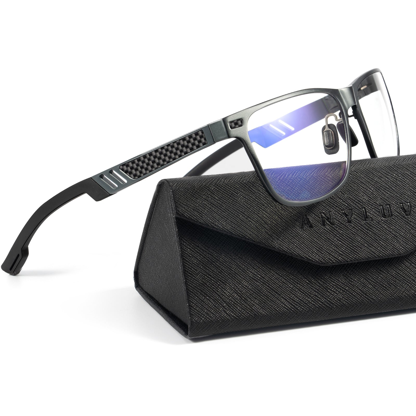 Al-Mg Metal Frame Blue Light Blocking Glasses 4553-2