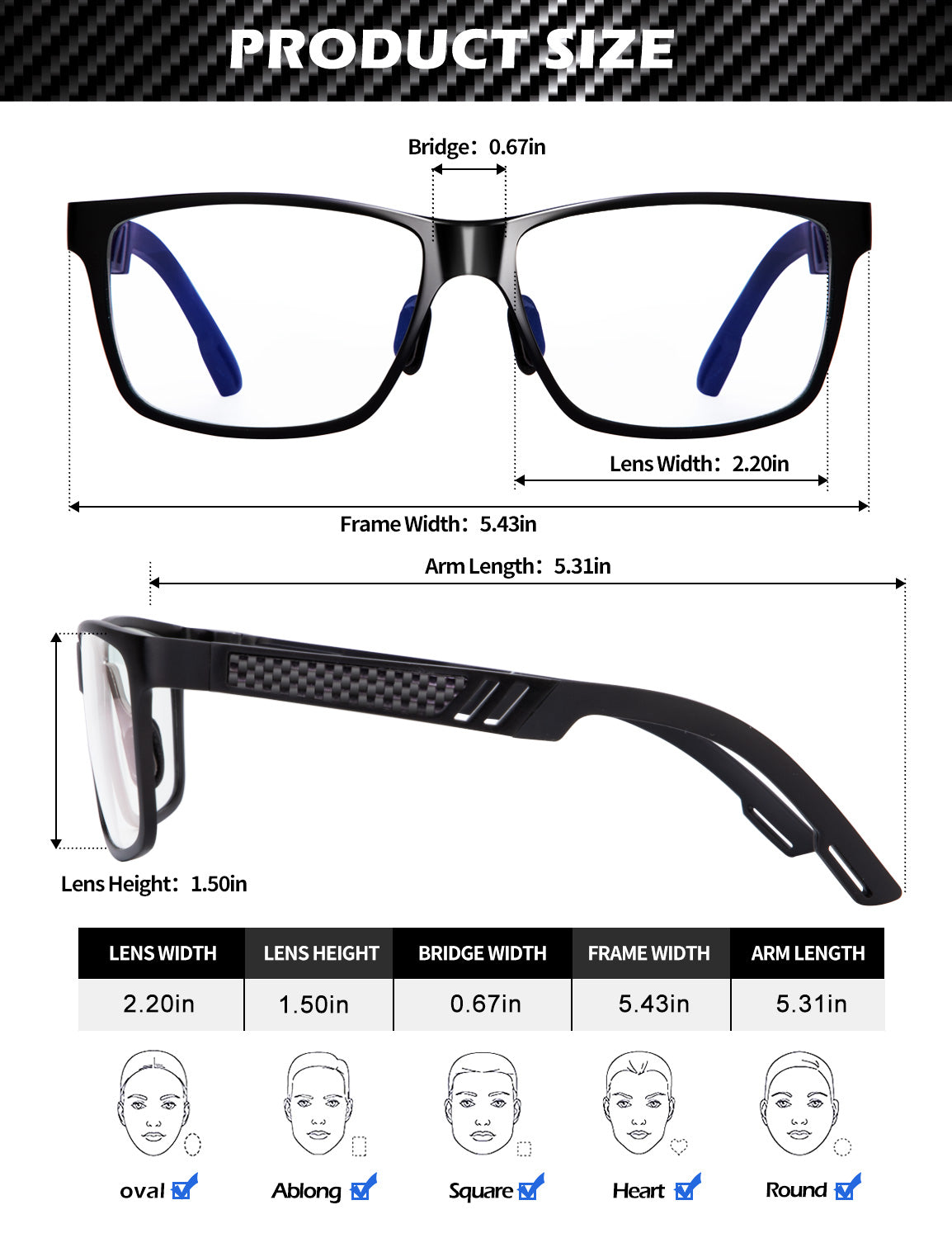 Al-Mg Metal Frame Reading Glasses