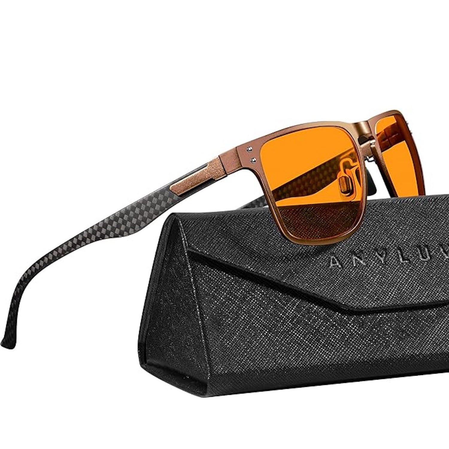 Upgraded Carbon Fiber Temples Blue Light Blocking Glasses 9952-4