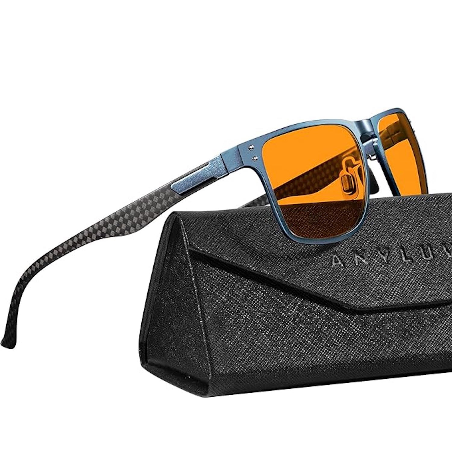 Upgraded Carbon Fiber Temples Blue Light Blocking Glasses 9952-5